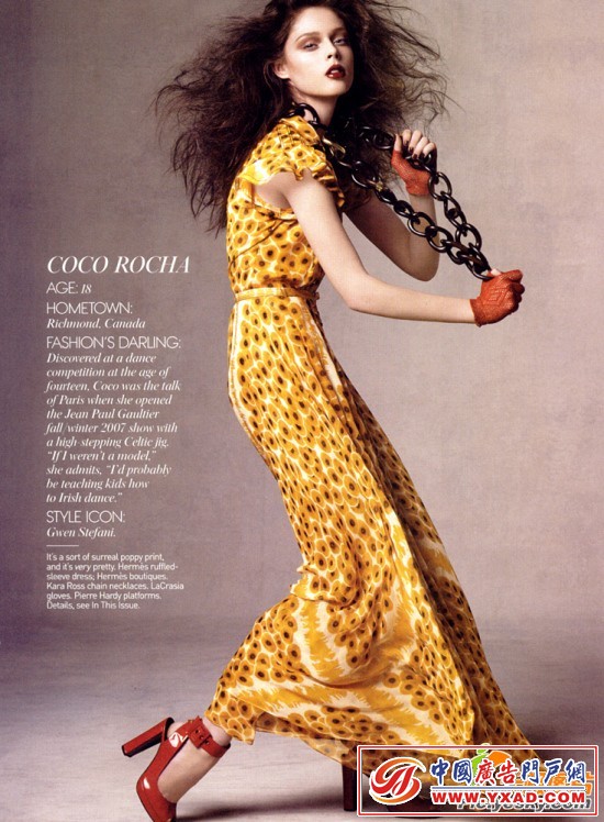 《Vogue》杂志5月刊评选10位超模新星-时尚杂志